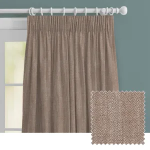 Jedburgh Textured Woven Made to Measure Curtains Rust chic floor carpet  
