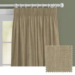 Jedburgh Textured Woven Made to Measure Curtains Sand chic floor carpet  
