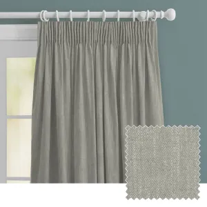 Jedburgh Textured Woven Made to Measure Curtains Silver chic floor carpet  
