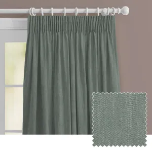 Jedburgh Textured Woven Made to Measure Curtains Teal chic floor carpet  