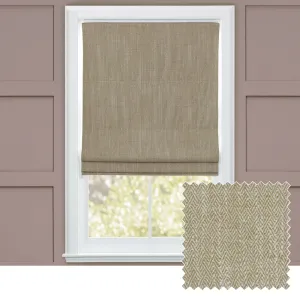 Jedburgh Textured Woven Made to Measure Roman Blinds Biscuit chic floor carpet  
