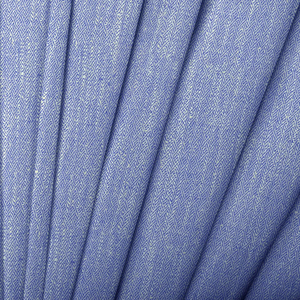 Jedburgh Textured Woven Made to Measure Roman Blinds Cobalt