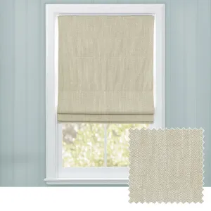 Jedburgh Textured Woven Made to Measure Roman Blinds Cream chic floor carpet  