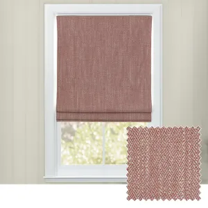 Jedburgh Textured Woven Made to Measure Roman Blinds Garnet chic floor carpet  