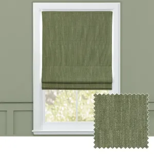 Jedburgh Textured Woven Made to Measure Roman Blinds Sage chic floor carpet  