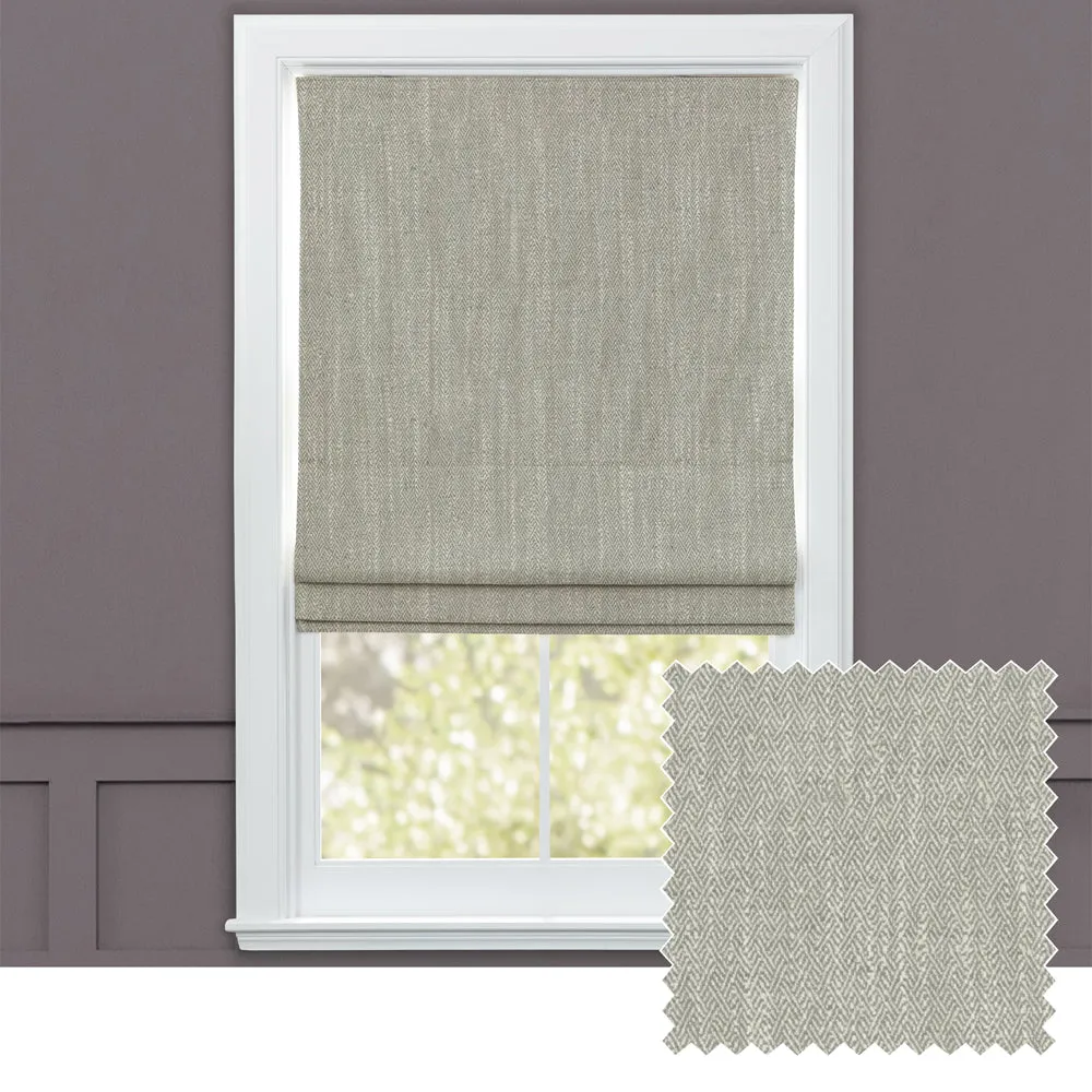 Jedburgh Textured Woven Made to Measure Roman Blinds Silver modern fashion rug  