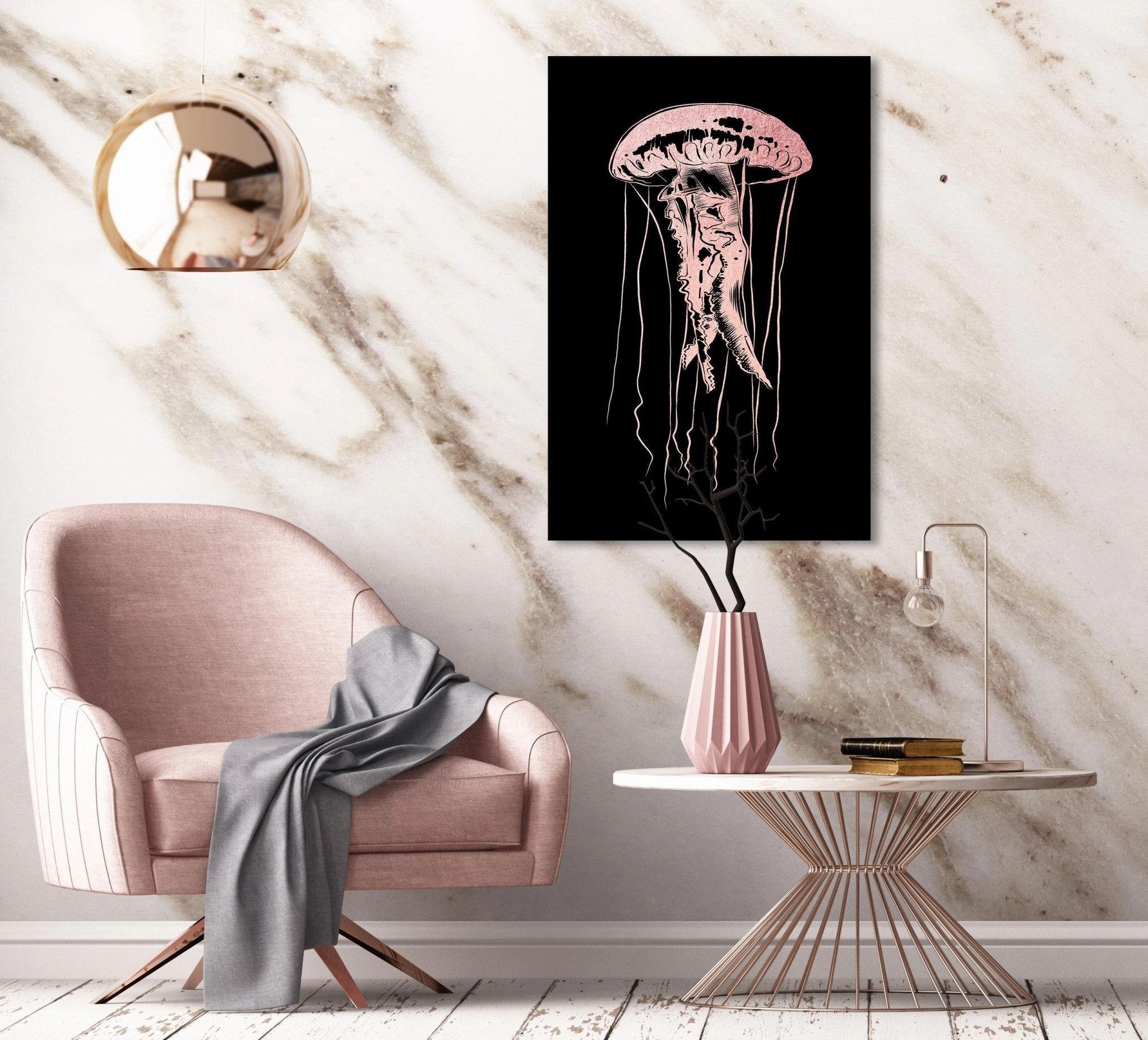 Jellyfish Ros on Acrylic