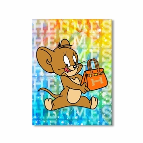 Jerry Hermes by daveschloffiart framed mural artwork