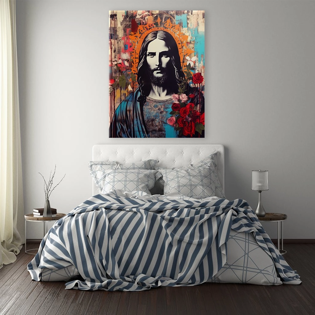 Jesus Pop Art by Frank Daske