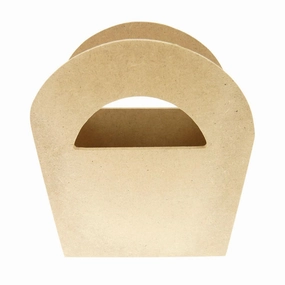 Jewelry Bag Wooden Favor, Natural, 5-3/4-Inch wooden room decoration