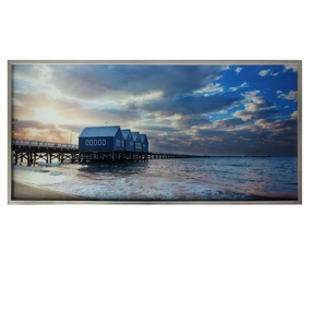 Jinan Glass Sunset Wall Painting artistic wall mural