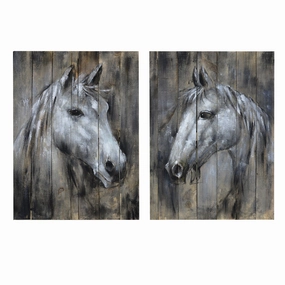Jinan Hand Painted Wooden Wall Painting artistic wall mural