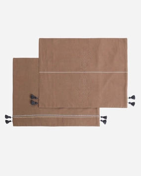 Jinke Tangalia Cotton Table Mat | Set of 6 ceramic table ornament