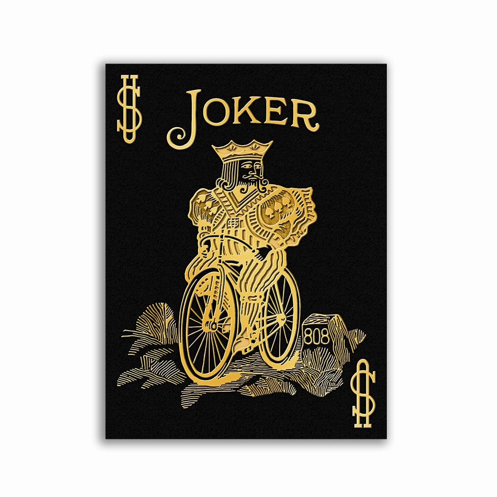 Joker by Frank Amoruso framed mural artwork