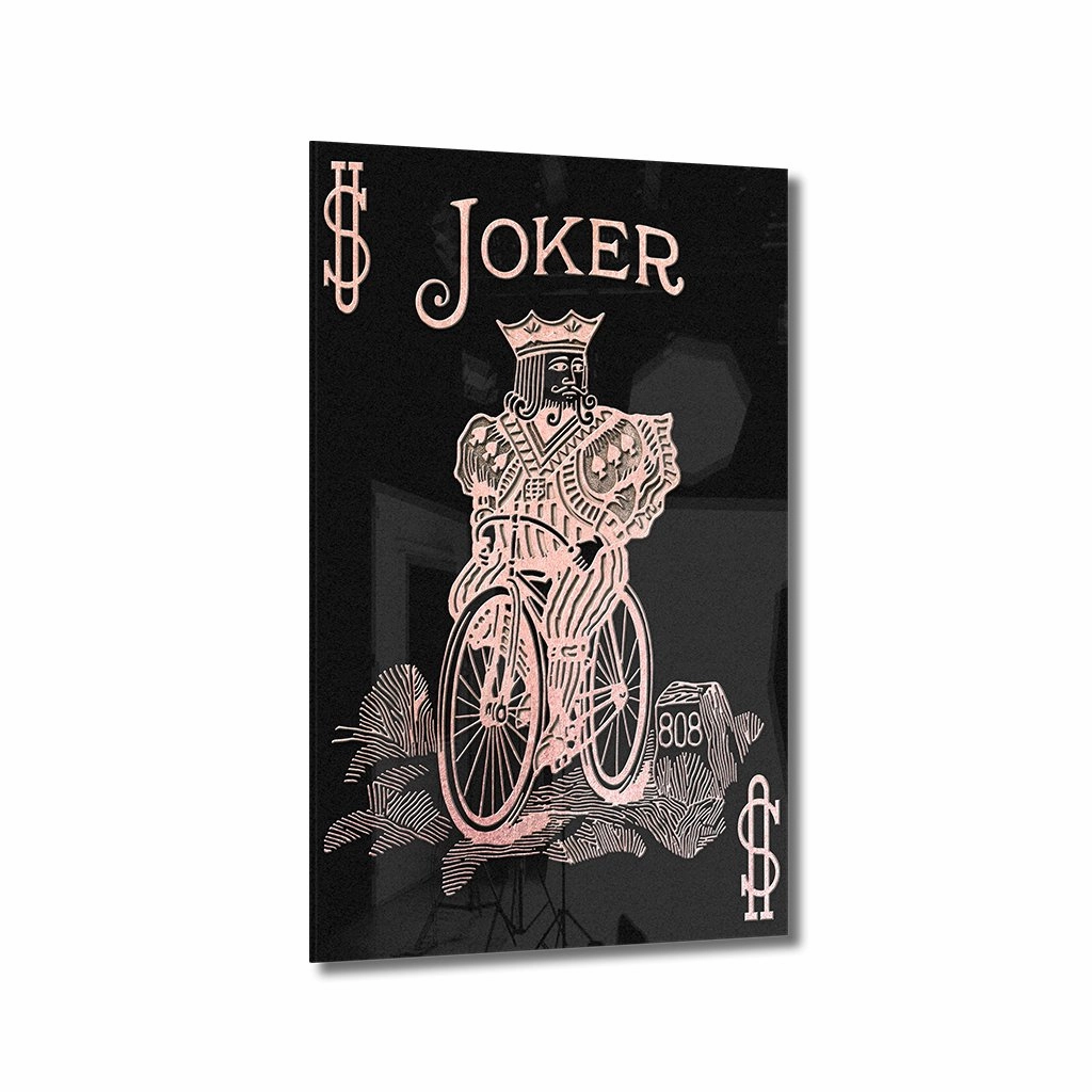 Joker by Frank Amoruso Ros on Acrylic framed mural artwork