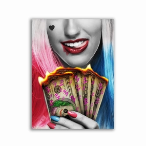Jokes On You by David Drake framed mural artwork