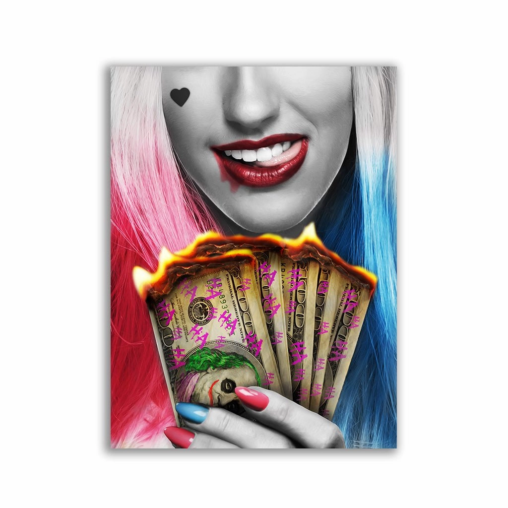 Jokes On You by David Drake framed mural artwork