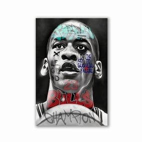 Jordan by Zuppini framed mural artwork