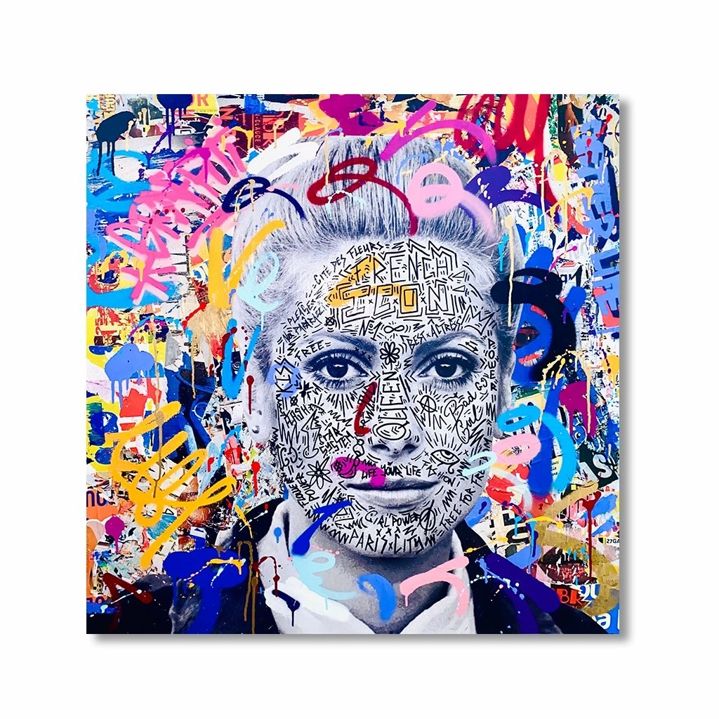 Just a Regard by RS Artist framed mural artwork
