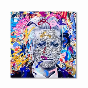 Just a Regard by RS Artist framed mural artwork