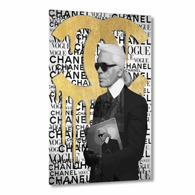 KARL BRAND by RS Artist Gold on Acrylic framed mural artwork
