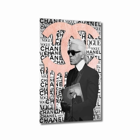 KARL BRAND by RS Artist Ros on Acrylic framed mural artwork