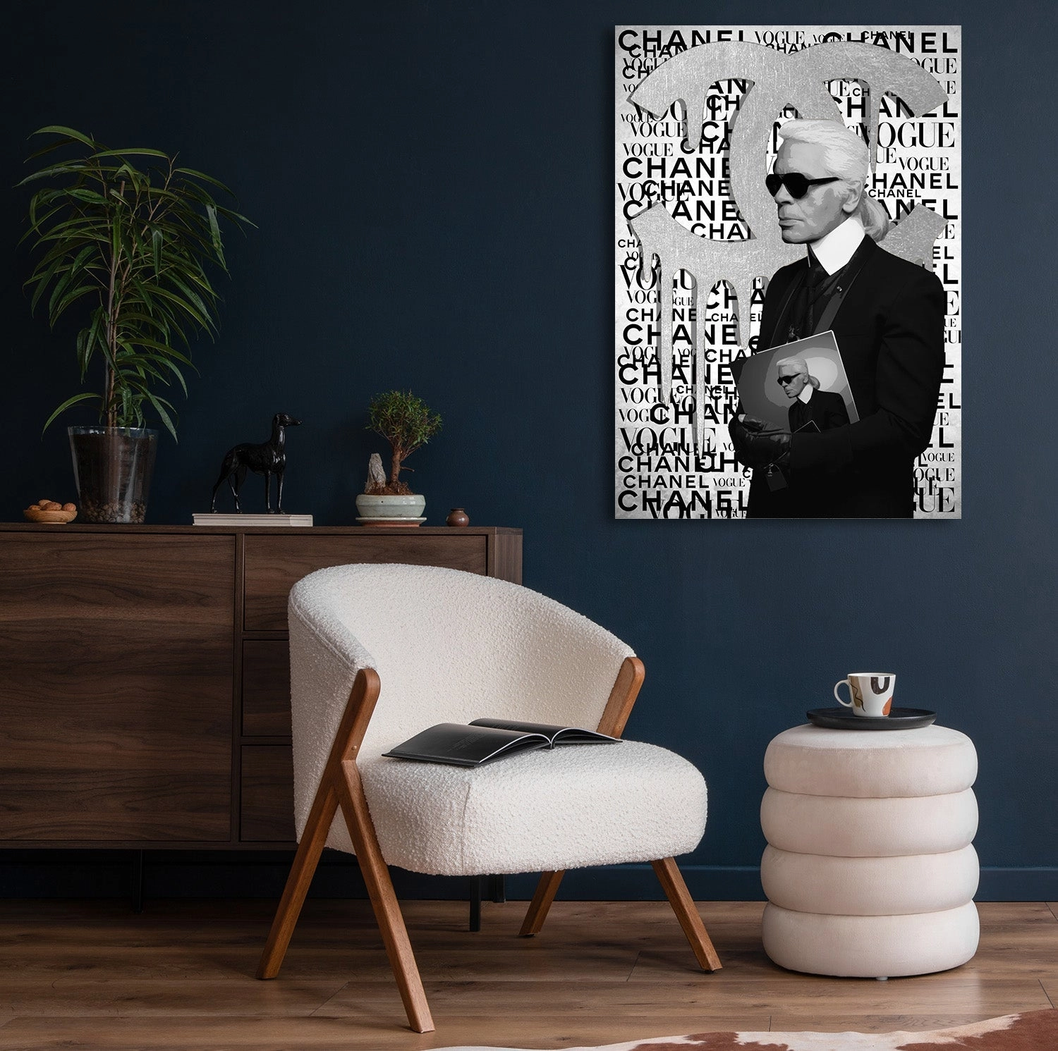 KARL BRAND by RS Artist Silver on Acrylic