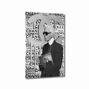 KARL BRAND by RS Artist Silver on Acrylic framed mural artwork