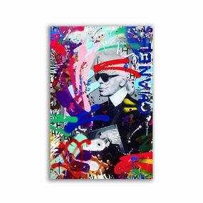 KARL BRAND GRAFFITI by RS Artist framed mural artwork