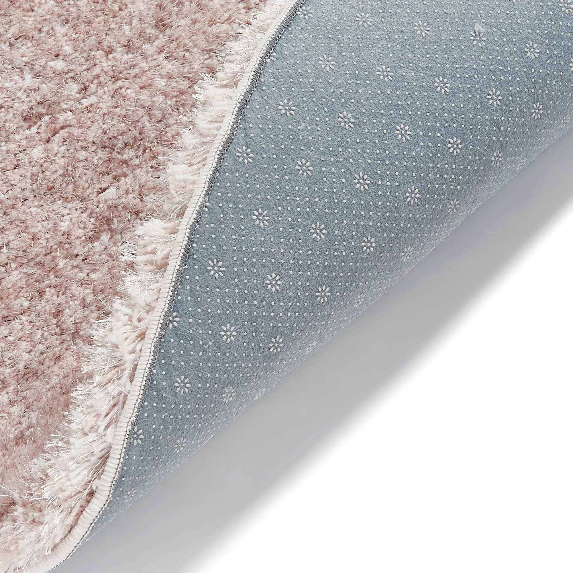 Kaste Memory Foam Round Rug Light Pink 1500