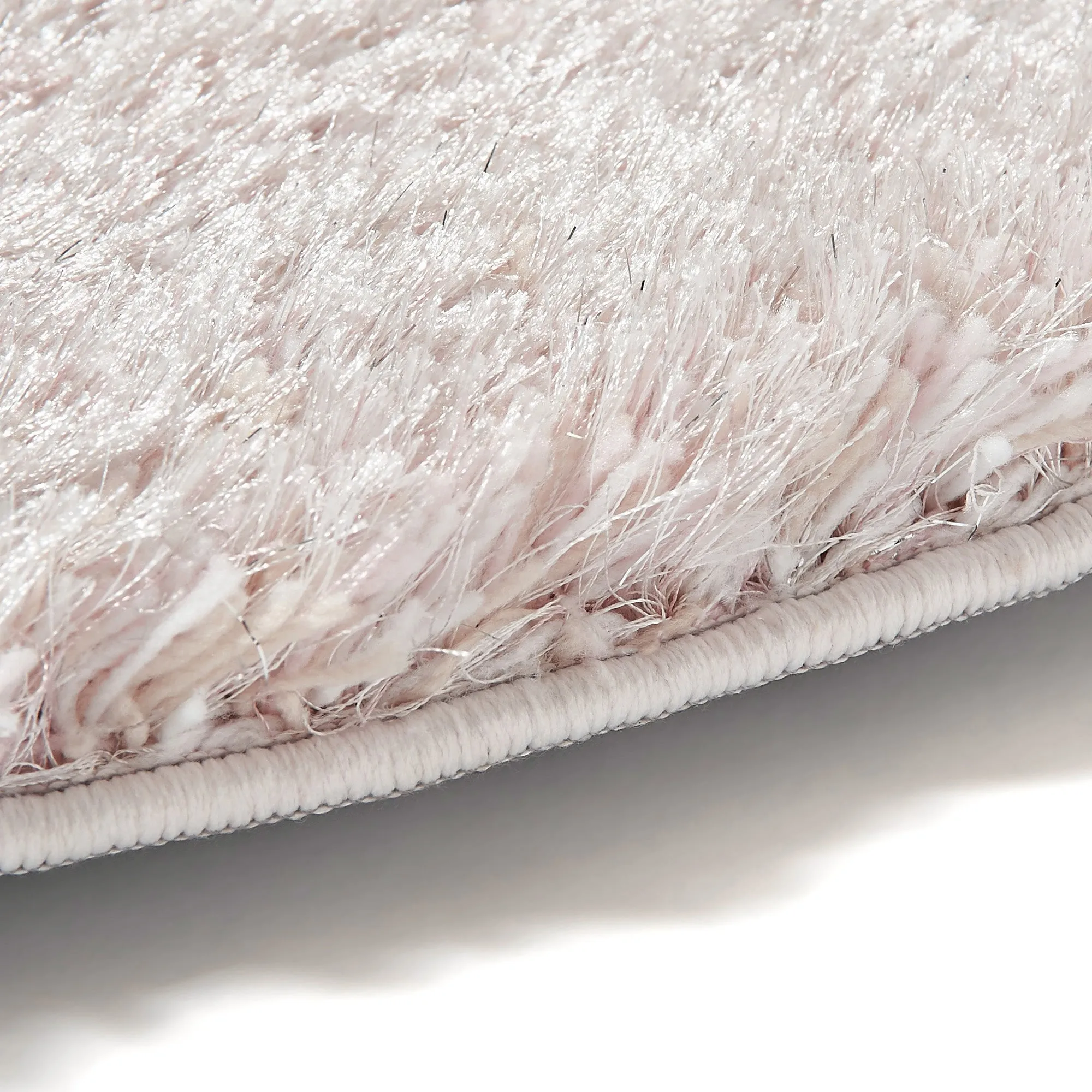 Kaste Memory Foam Round Rug Light Pink 1500