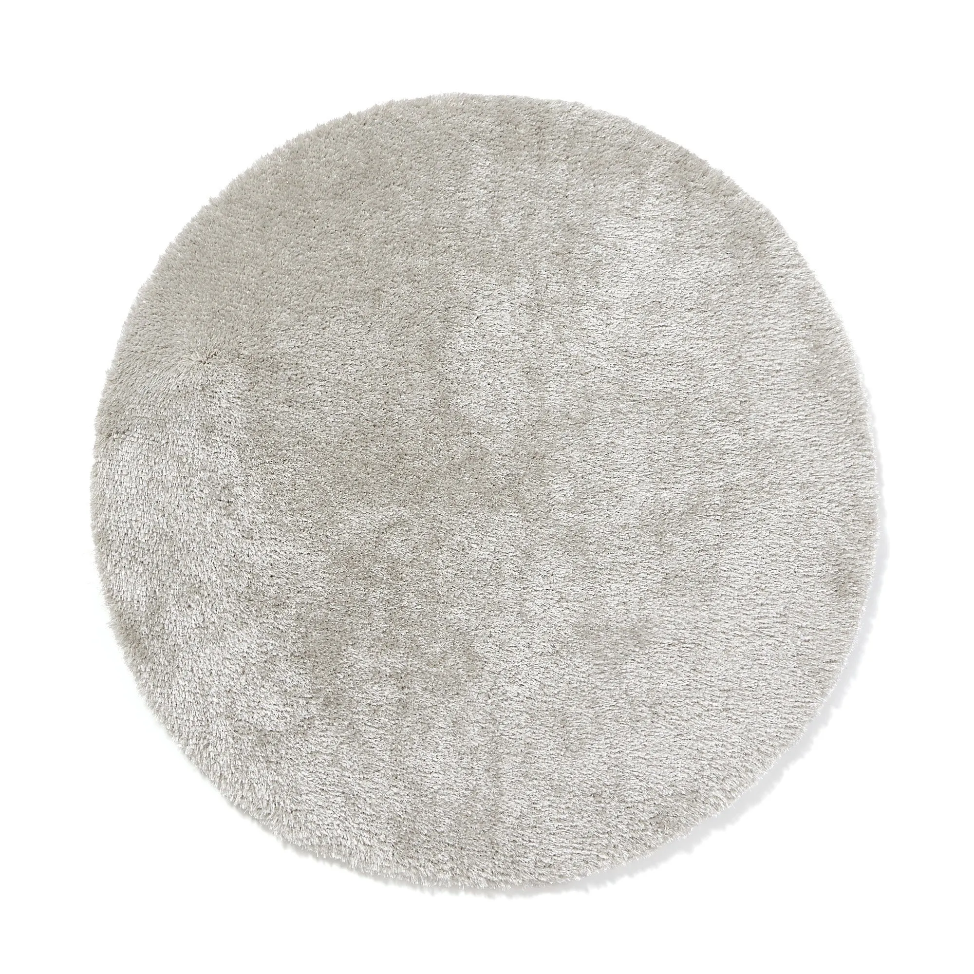 Kaste Memory Foam Round Rug Silver 1500