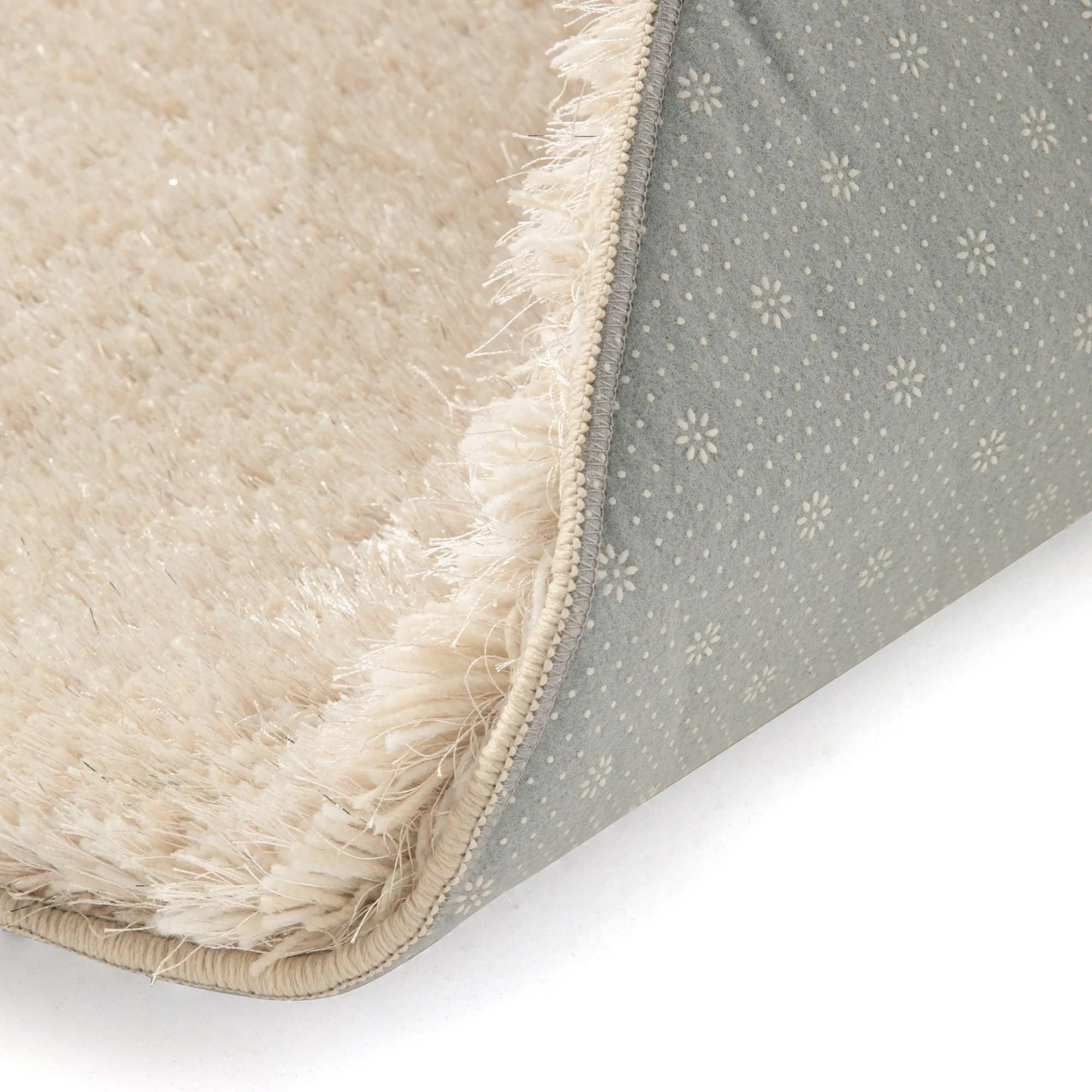 Kaste Memory Foam Rug Round Light Beige 1500