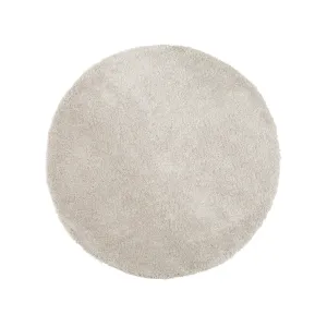 Kaste Round Rug 1500 Silver neutral everyday carpet