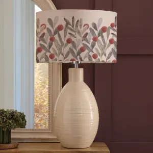 Katsura Eva & Epona Complete Table Lamp Cream/Mulberry modern fashion rug  