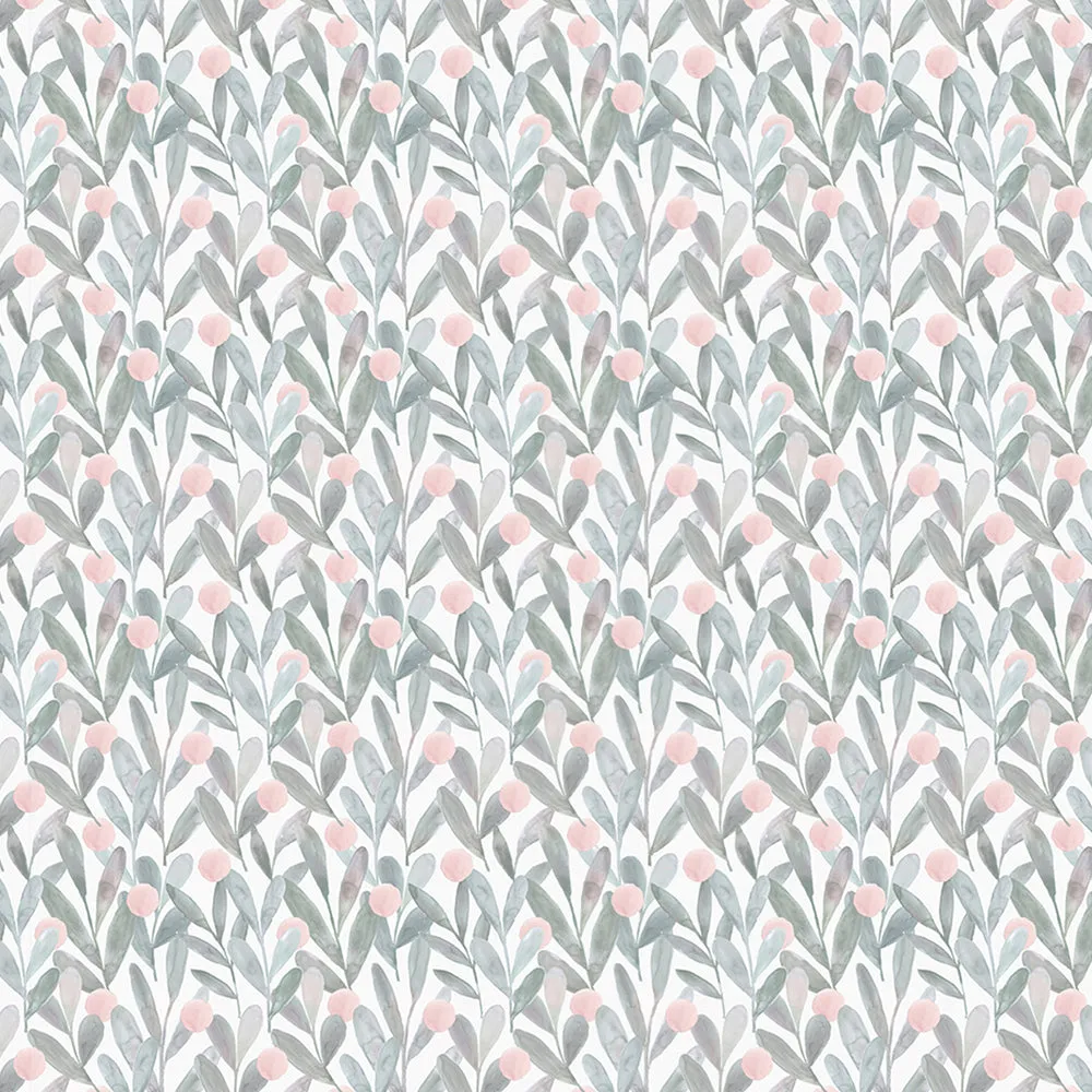 Katsura Printed Cotton Made to Measure Roman Blinds Granite
