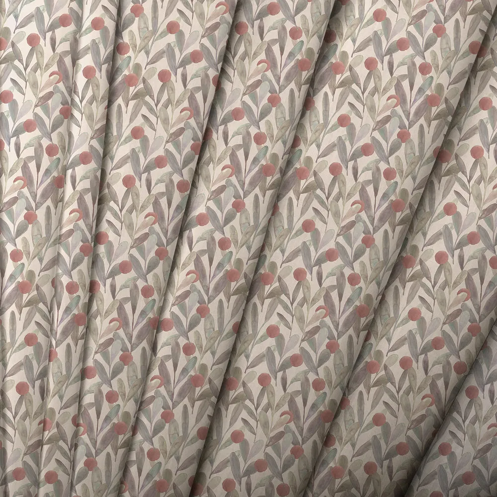 Katsura Printed Cotton Made to Measure Roman Blinds Mulberry