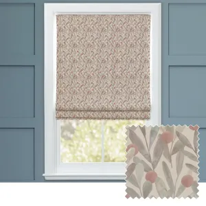 Katsura Printed Cotton Made to Measure Roman Blinds Mulberry chic floor carpet  