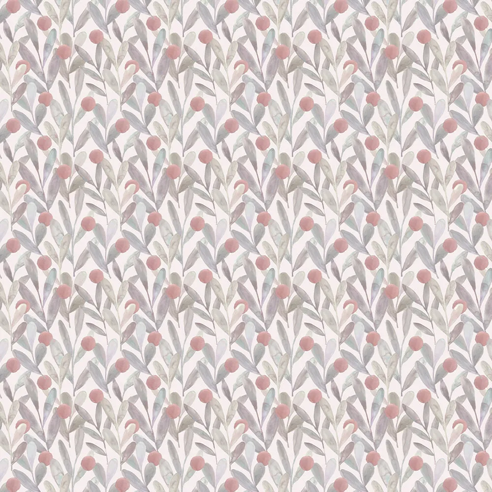 Katsura Printed Cotton Made to Measure Roman Blinds Mulberry