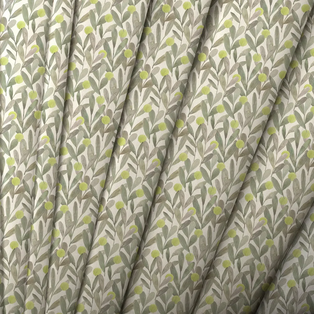 Katsura Printed Cotton Made to Measure Roman Blinds Sage