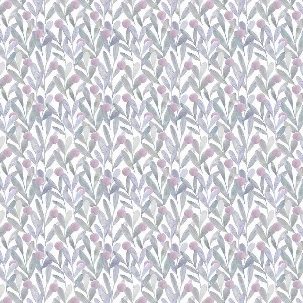 Katsura Printed Cotton Made to Measure Roman Blinds Violet