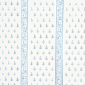 Katsura Stripe II in Chambray Wallpaper paper wall covering