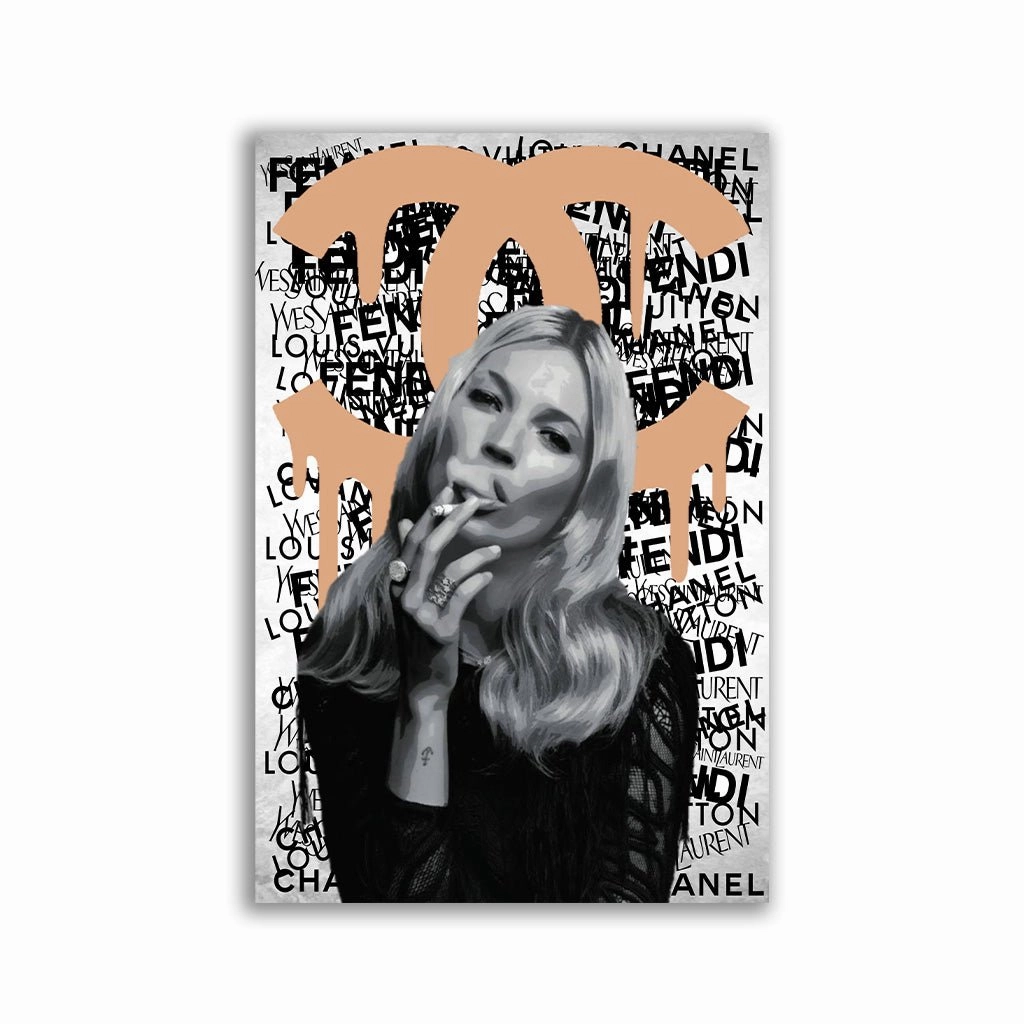 KATY BRAND by RS Artist framed mural artwork