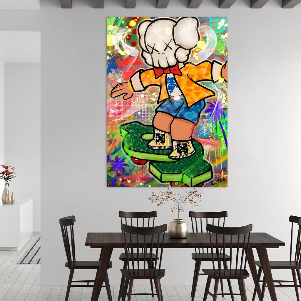 KAWS Chilling by Sean Flores 