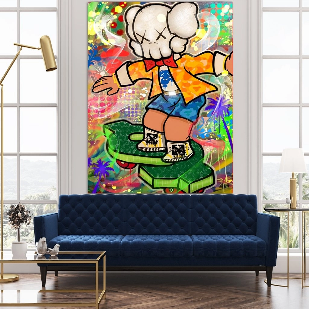 KAWS Chilling by Sean Flores 