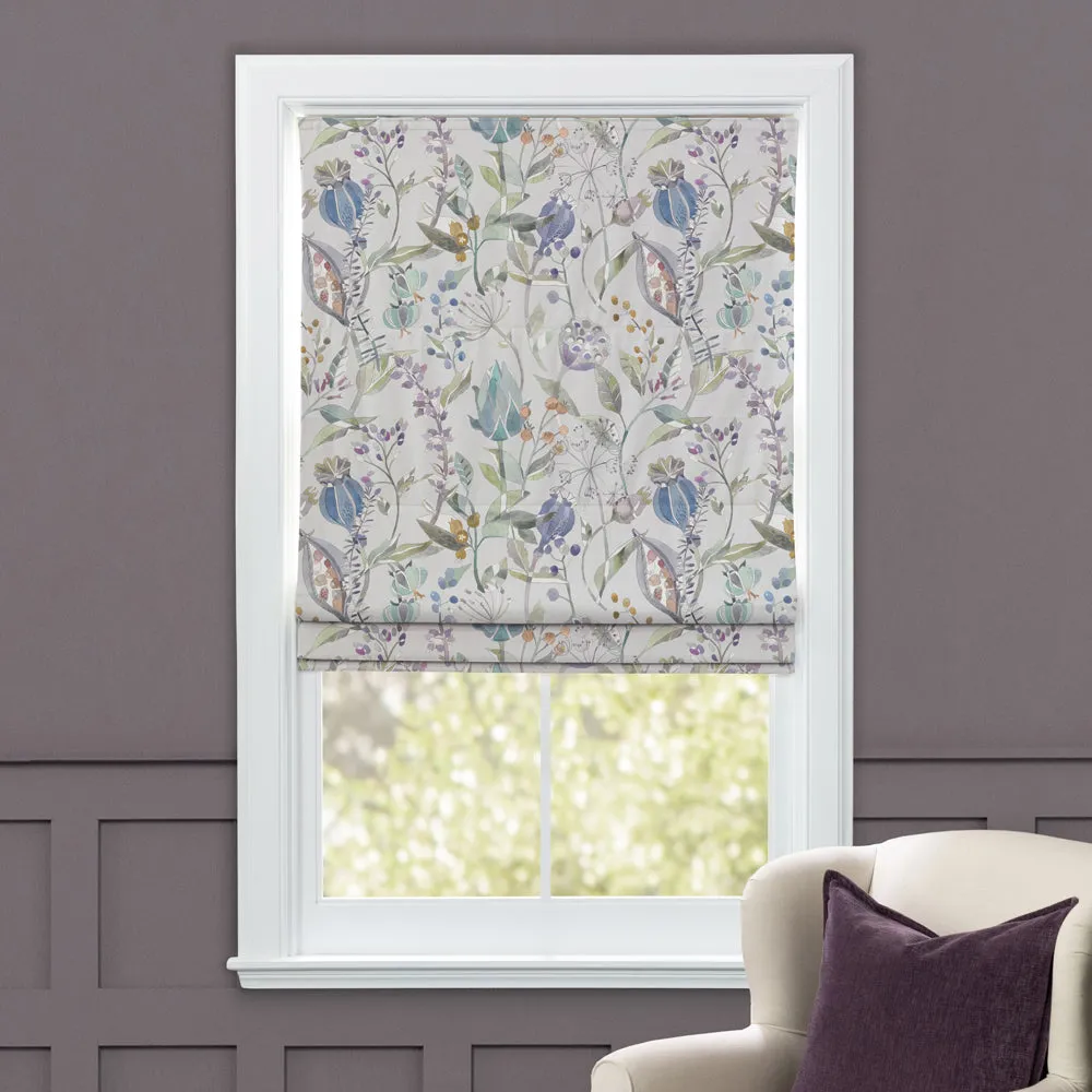 Kelston Printed Cotton Made to Measure Roman Blinds Capri