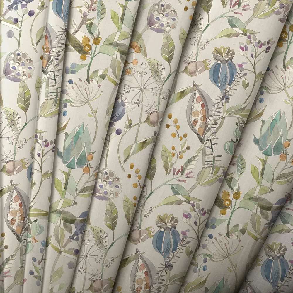 Kelston Printed Cotton Made to Measure Roman Blinds Capri/Natural