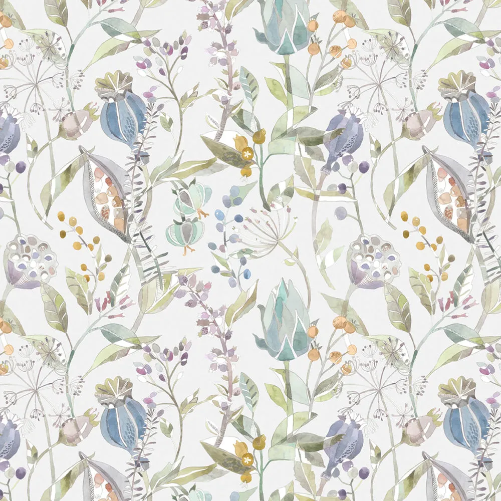 Kelston Printed Cotton Made to Measure Roman Blinds Capri/Natural
