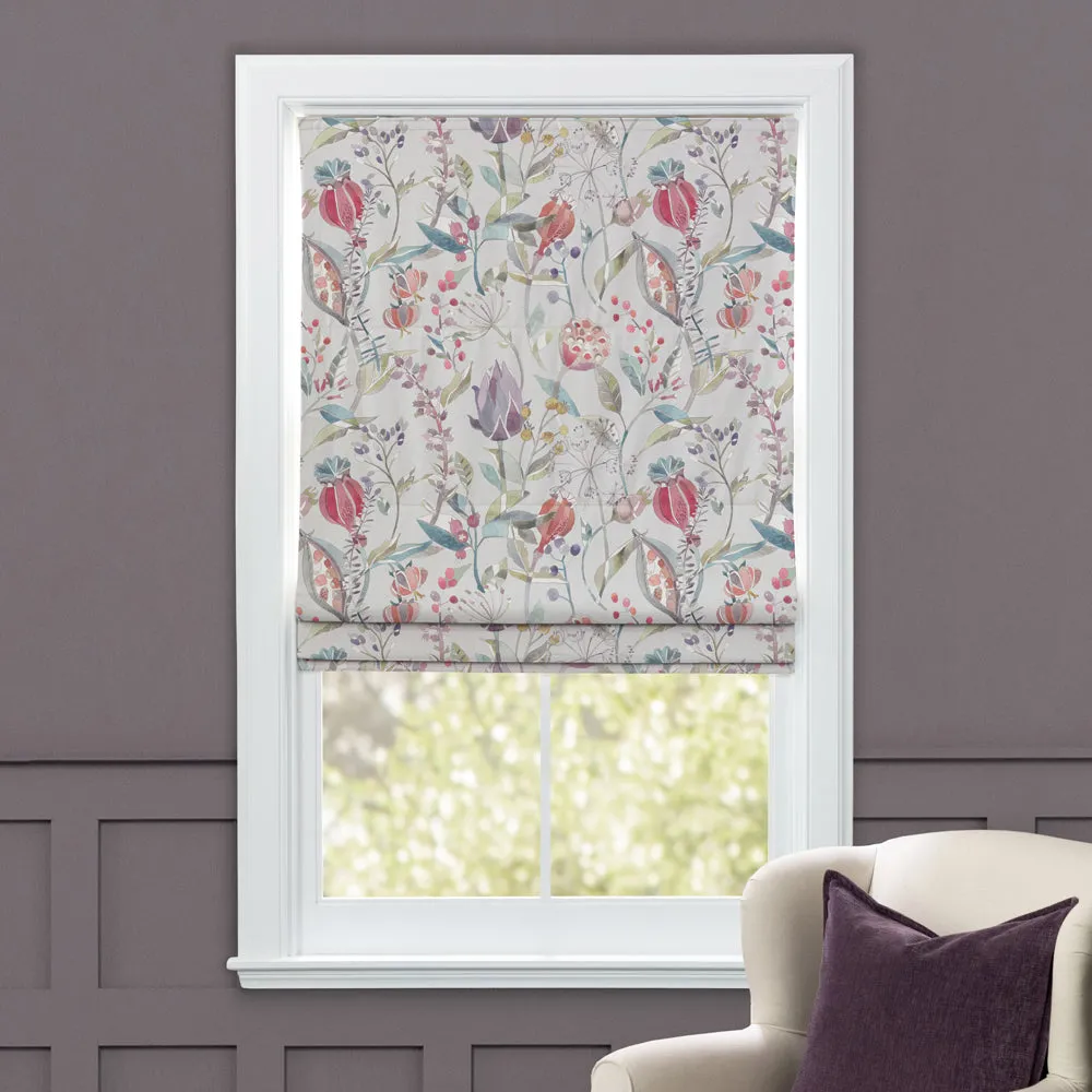 Kelston Printed Cotton Made to Measure Roman Blinds Cinnamon