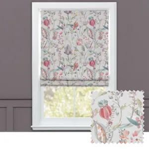 Kelston Printed Cotton Made to Measure Roman Blinds Cinnamon chic floor carpet  